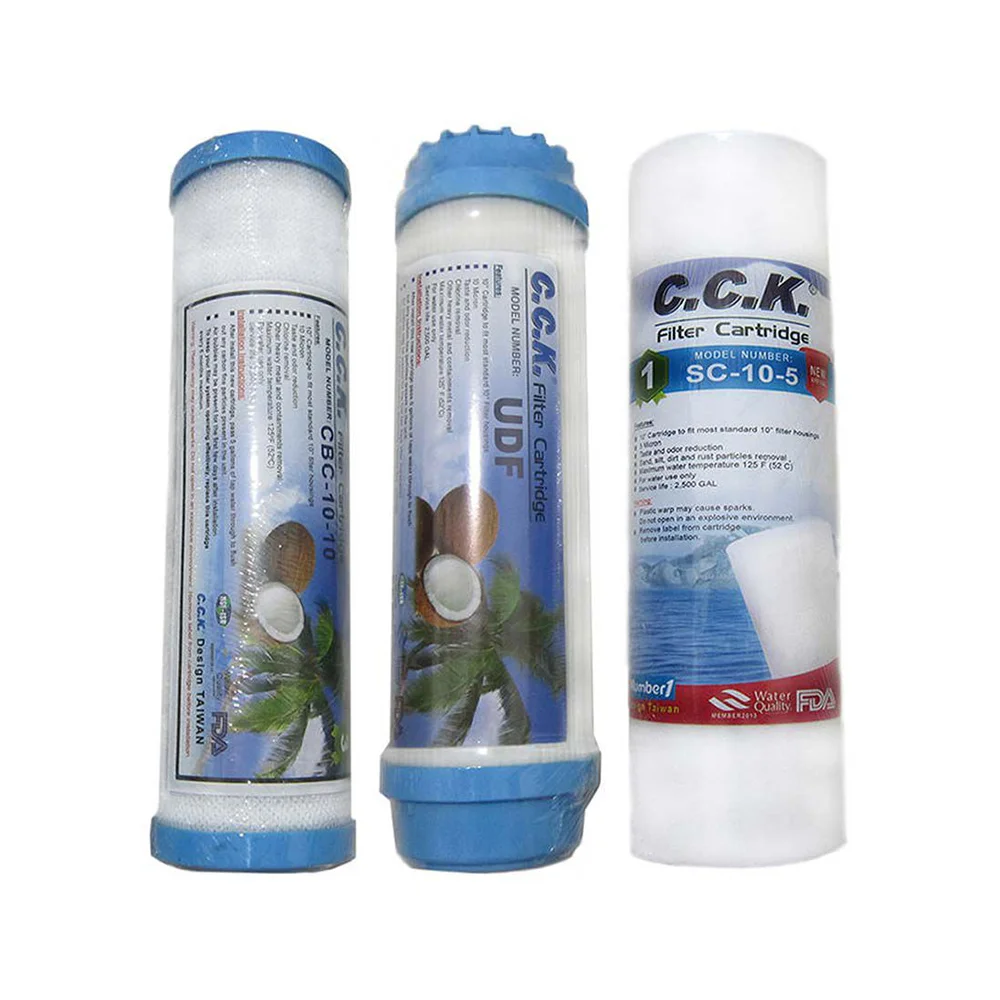 پک کامل فیلتر دستگاه تصفیه آب خانگی C.C.K (بسته 6 عددی)