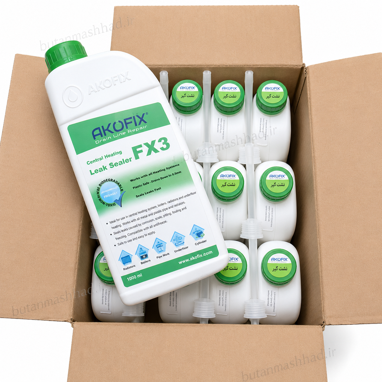 نشتی‌گیر مدار پکیج اکو فیکس  AKOFIX FX3 — Leak Sealer